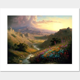 California Landscape Home Decor Wall Art "The Moment of Peace", Posters and Art